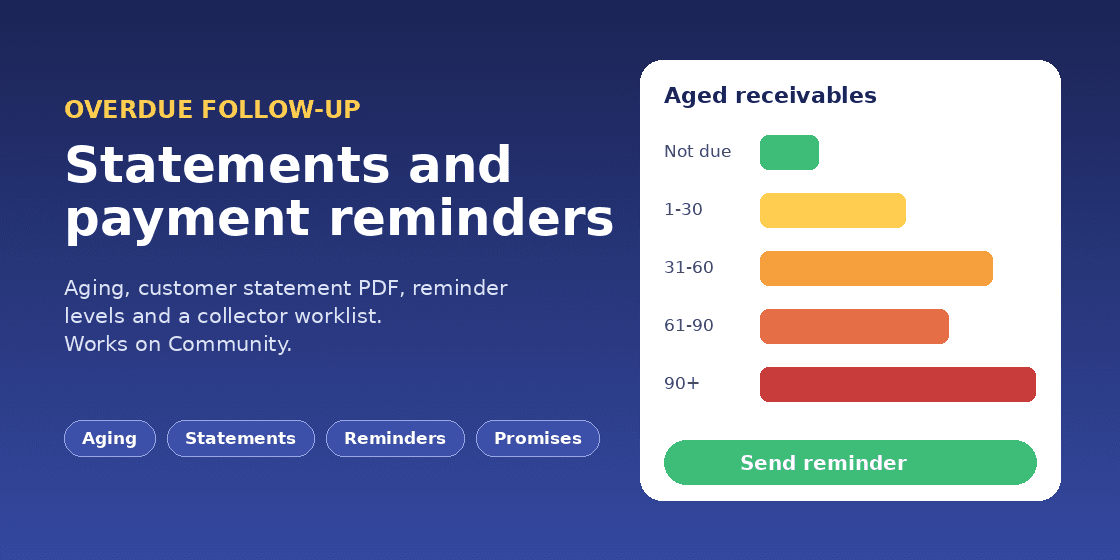 Automatic Payment Reminders & Customer Statements banner